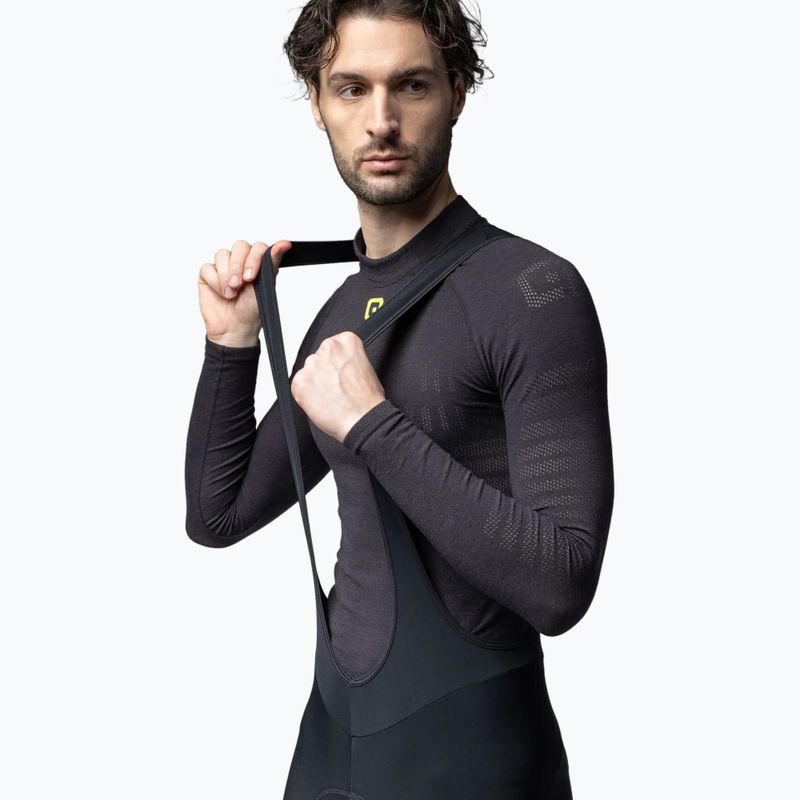 Pánske cyklistické nohavice Alé Winter Bibtights black/black 3
