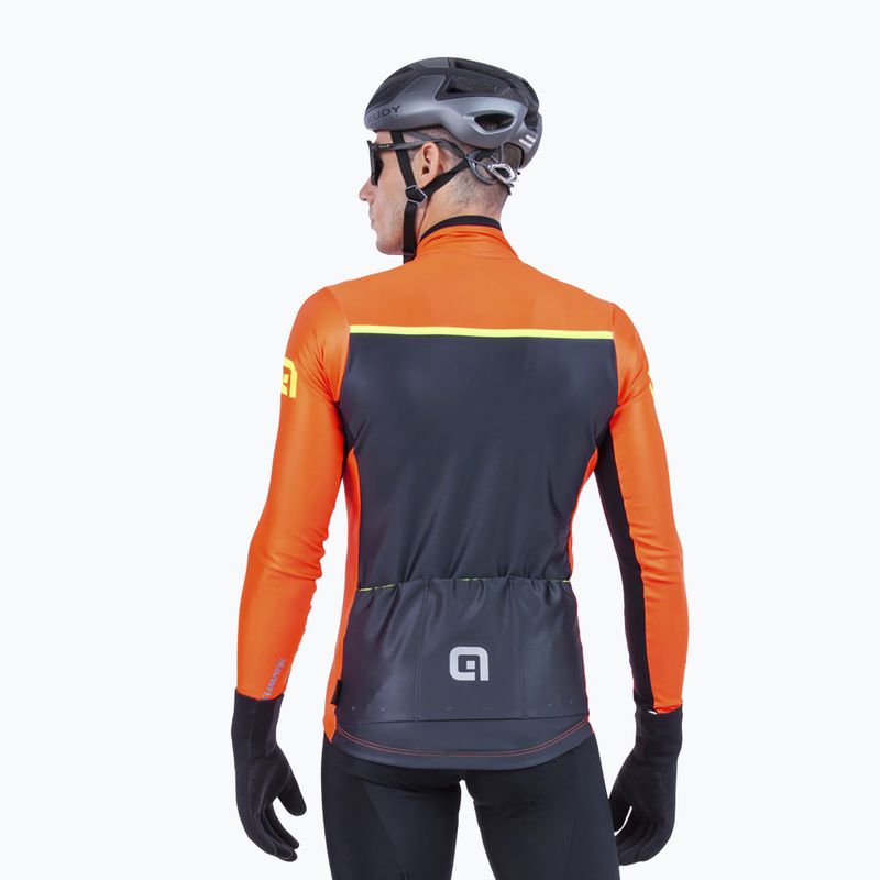 Pánska cyklistická bunda Alé K-Tornado 2.0 orange L22076401 2