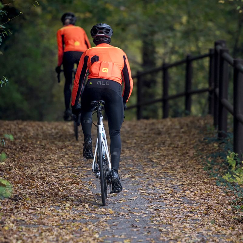 Pánska cyklistická bunda Alé K-Tornado 2.0 orange L22076401 9