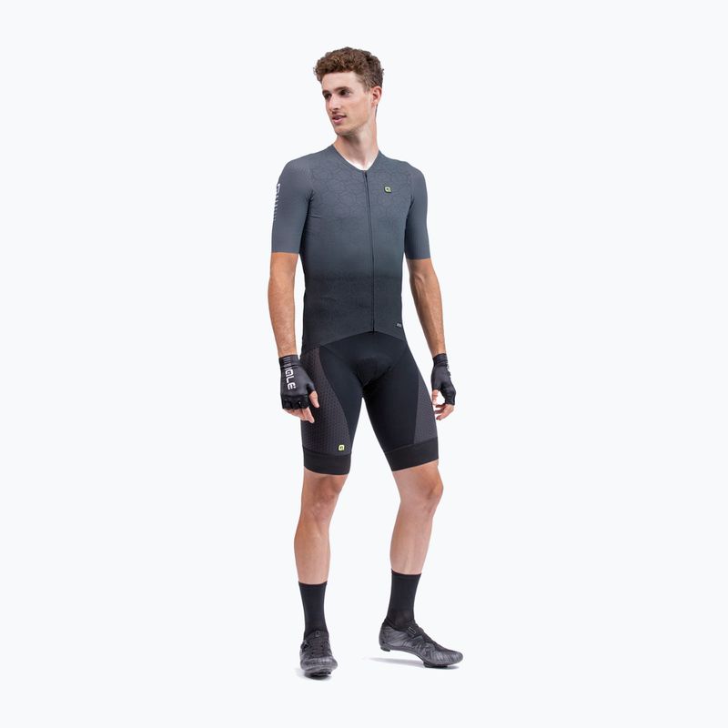 Pánsky cyklistický dres Alé Velocity sivý L22141403 2