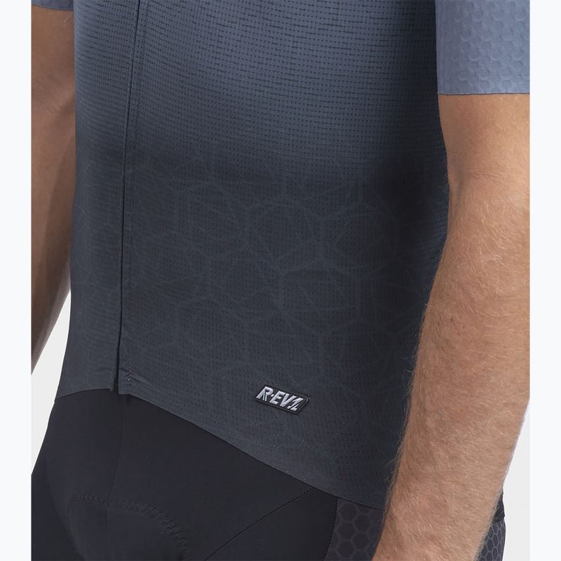 Pánsky cyklistický dres Alé Velocity sivý L22141403 7