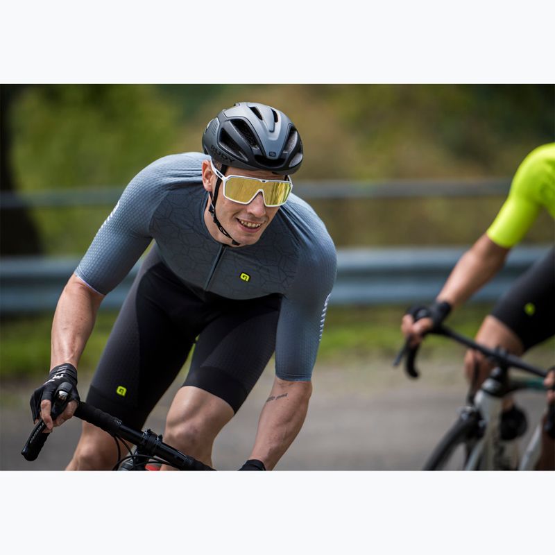 Pánsky cyklistický dres Alé Velocity sivý L22141403 13