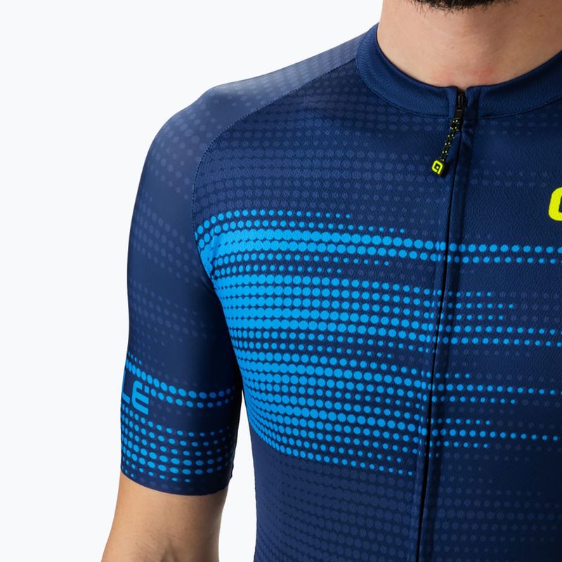 Pánsky cyklistický dres Alé Turbo tmavomodrý L22130402 4