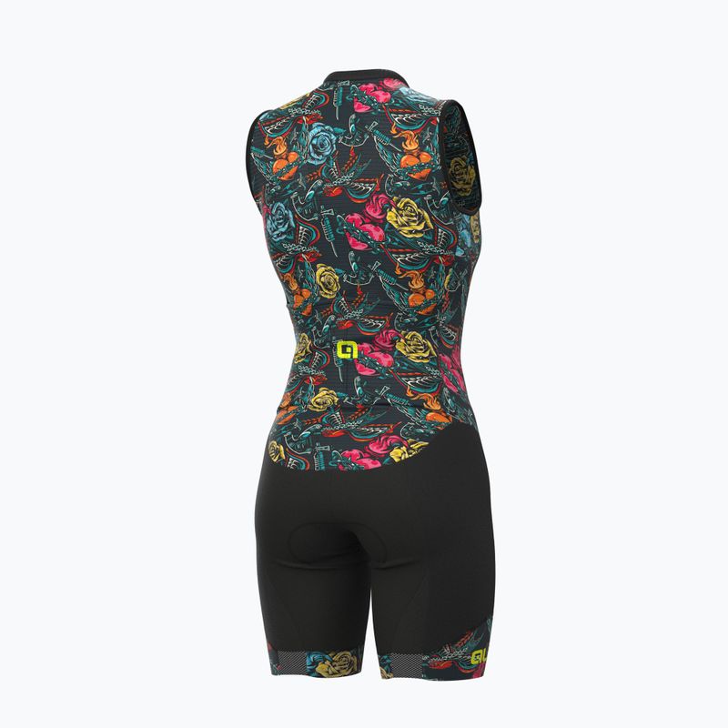 Dámsky triatlonový oblek Alé Body SM Donna Tattoo grey L22156403 2