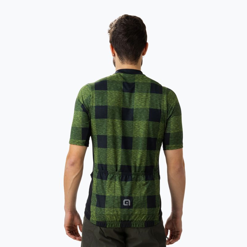 Pánsky cyklistický dres Alé Scottish green L22133462 2