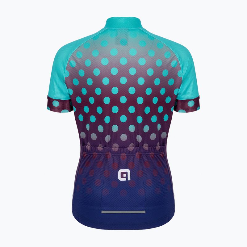 Detský cyklistický dres Alé Maglia MC Bubble blue L22227462 2