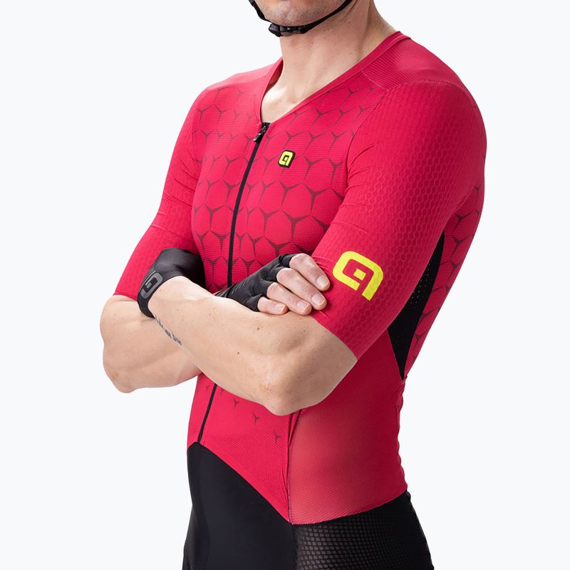 Pánsky triatlonový oblek Alé Body MC Hive red/black L22193405 4