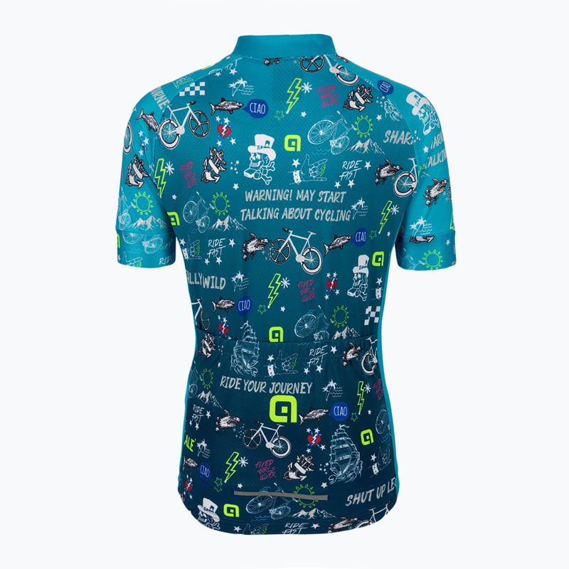 Alé Maglia Mc Vibes detský cyklistický dres modrý L22228461 5