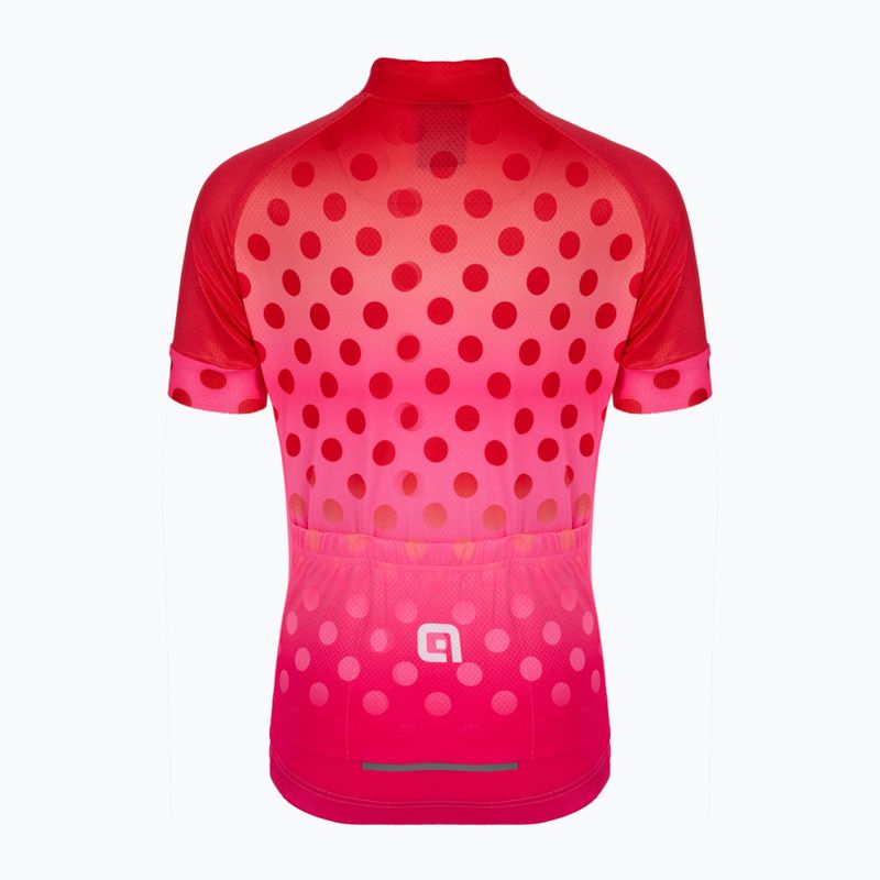 Alé Maglia MC Bubble pink detský cyklistický dres L22227405 2
