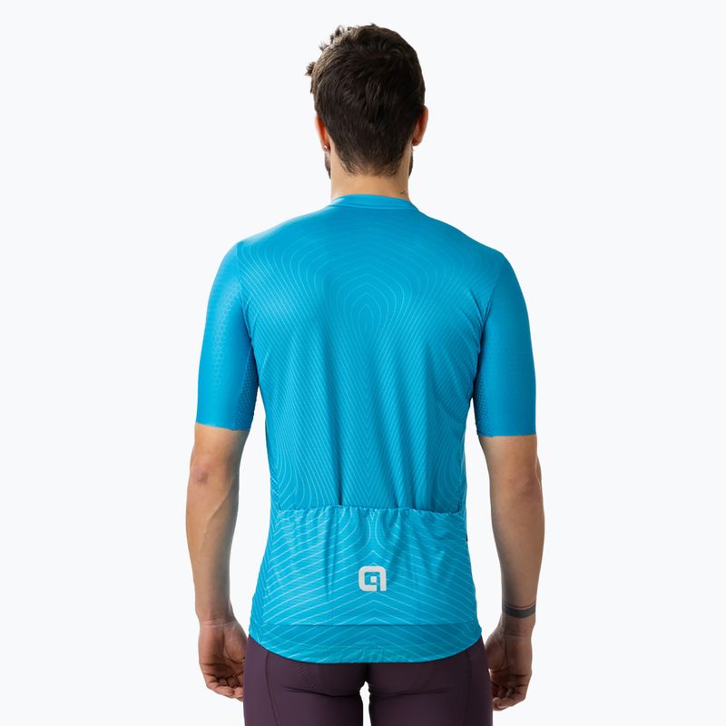 Pánsky cyklistický dres Alé Zig Zag modrý L2381461 3