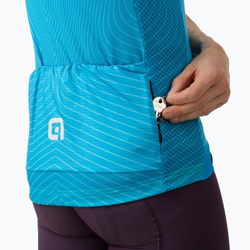 Pánsky cyklistický dres Alé Zig Zag modrý L2381461 6