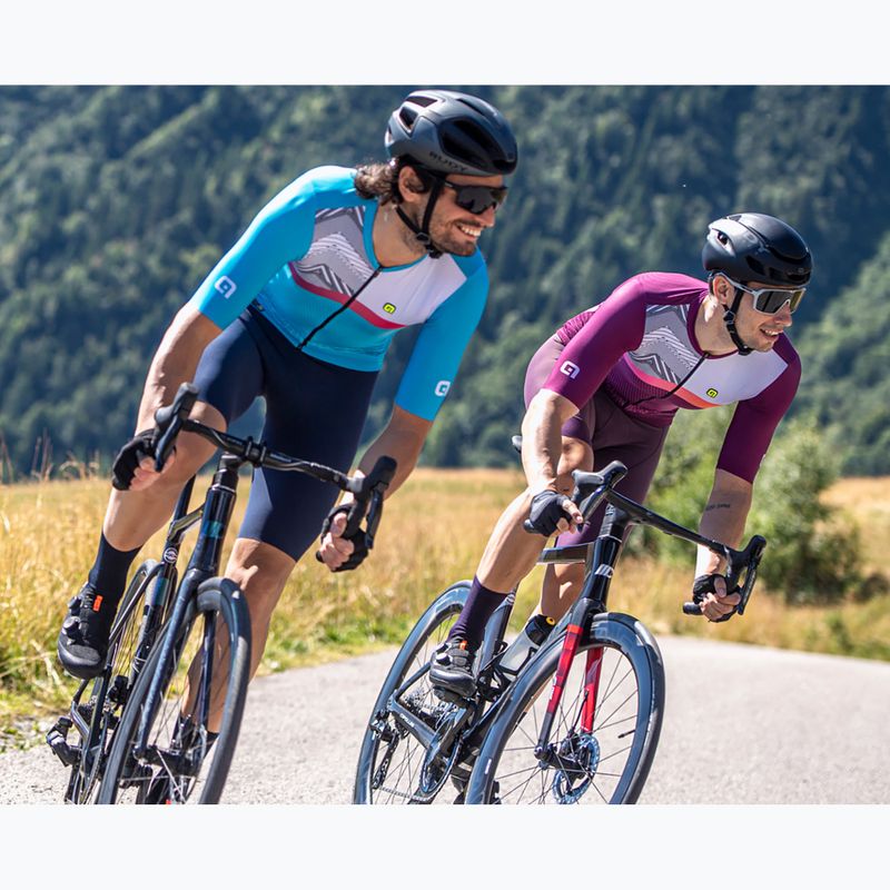 Pánsky cyklistický dres Alé Zig Zag modrý L2381461 12