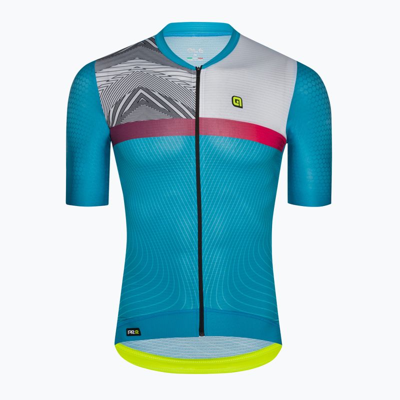 Pánsky cyklistický dres Alé Zig Zag modrý L2381461 7