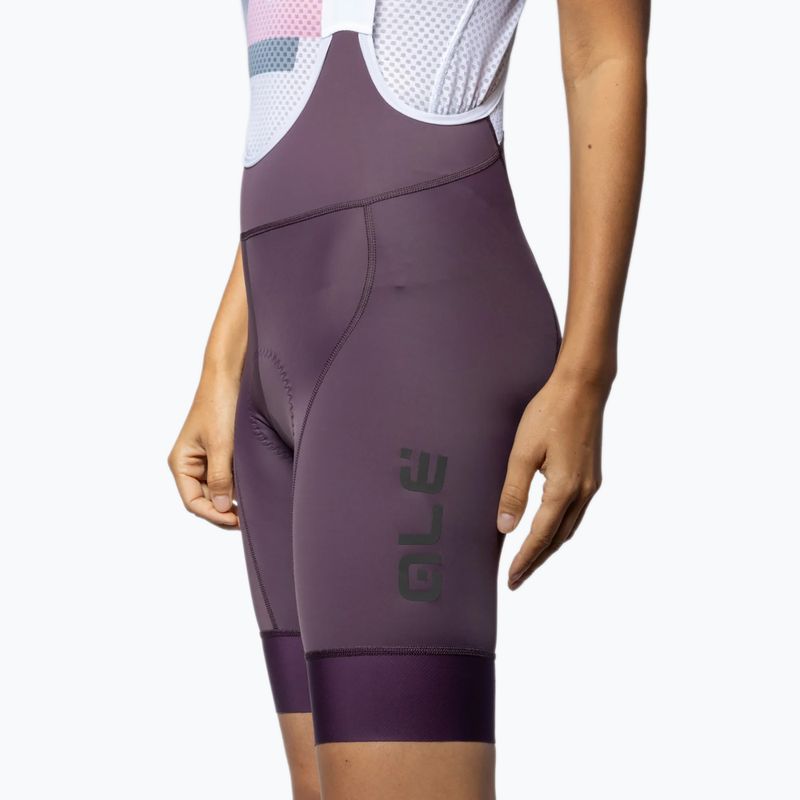 Dámske cyklistické šortky Alé Magic Colour Bibshorts bordeaux 5