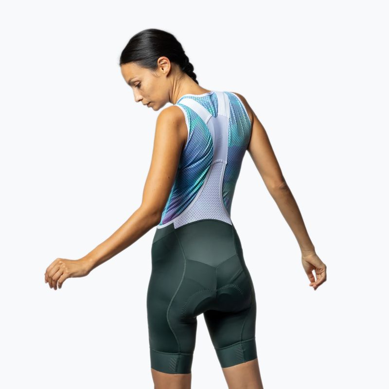 Dámske cyklistické šortky Alé Magic Colour Bibshorts forest green 2