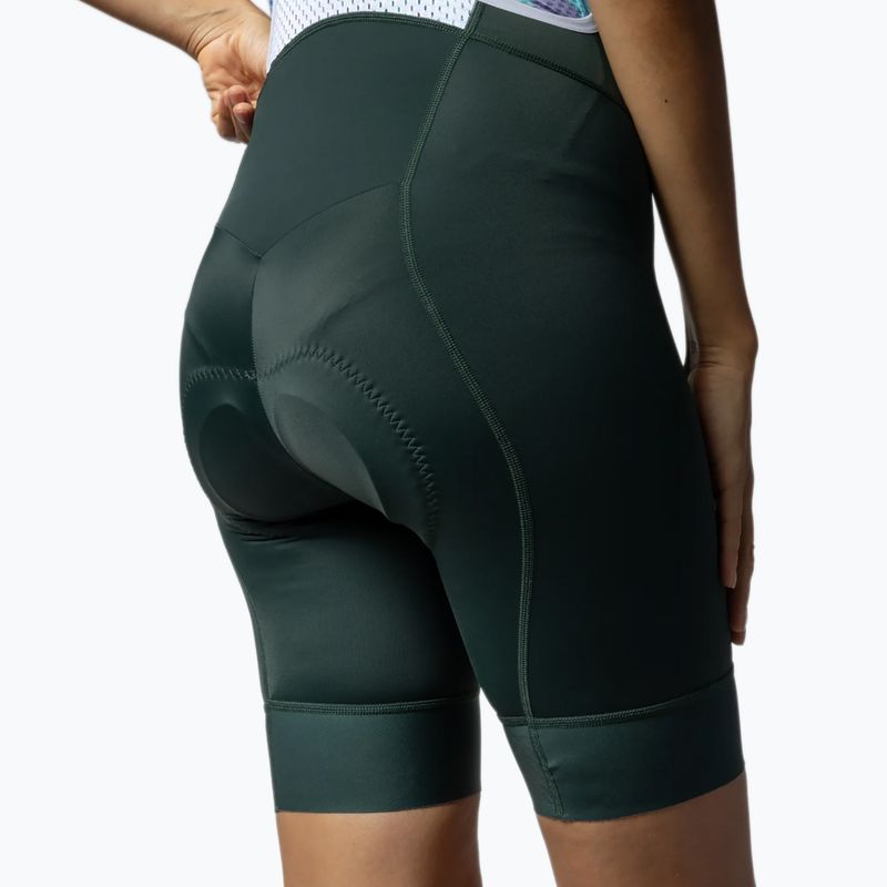 Dámske cyklistické šortky Alé Magic Colour Bibshorts forest green 6