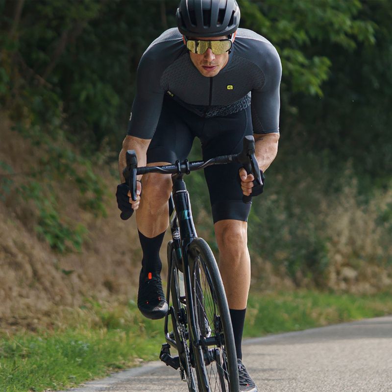 Pánsky cyklistický dres Alé Web čierny L239141 12