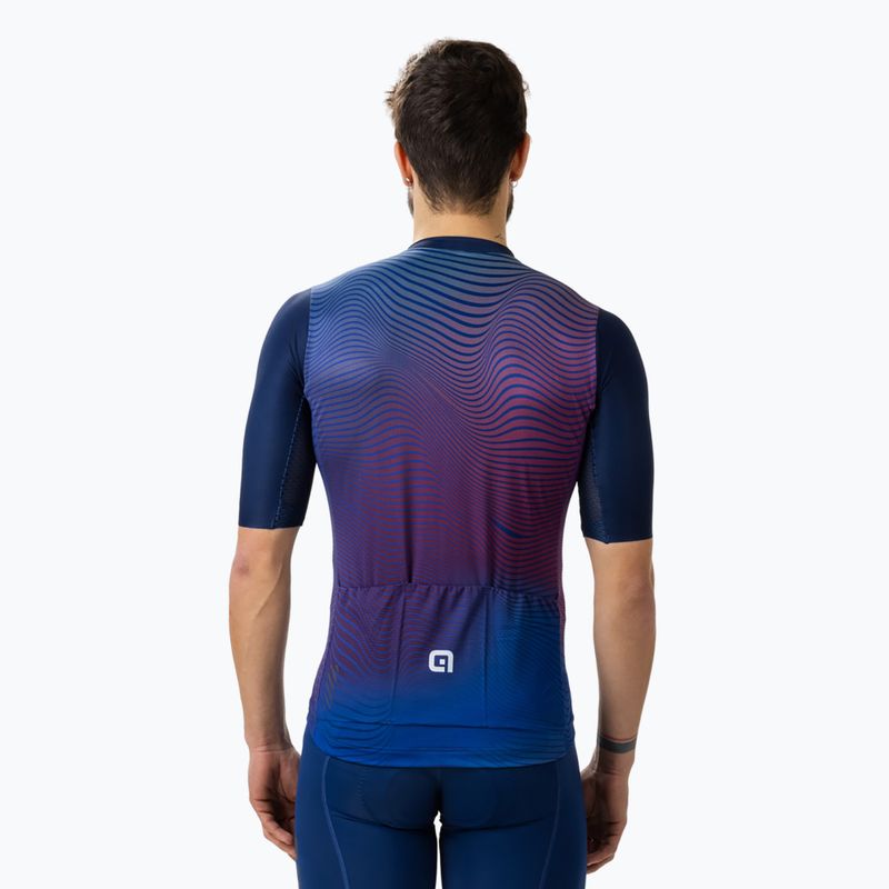 Pánsky cyklistický dres Alé Onda navy blue 2