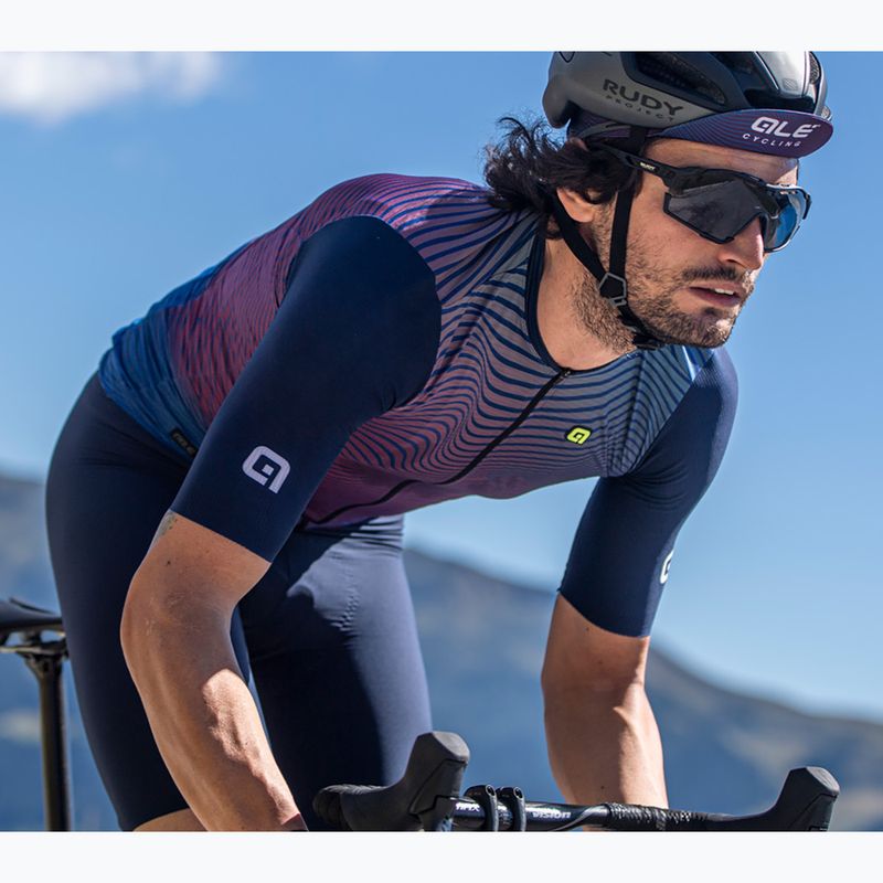 Pánsky cyklistický dres Alé Onda navy blue 7
