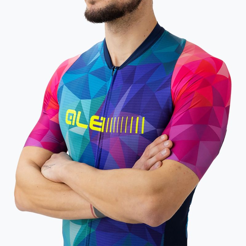 Pánsky cyklistický dres Alé Valley modrý L2313642 3