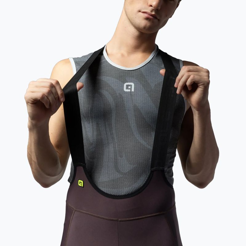 Pánske cyklistické šortky Alé Magic Colour Bibshorts brownie 3