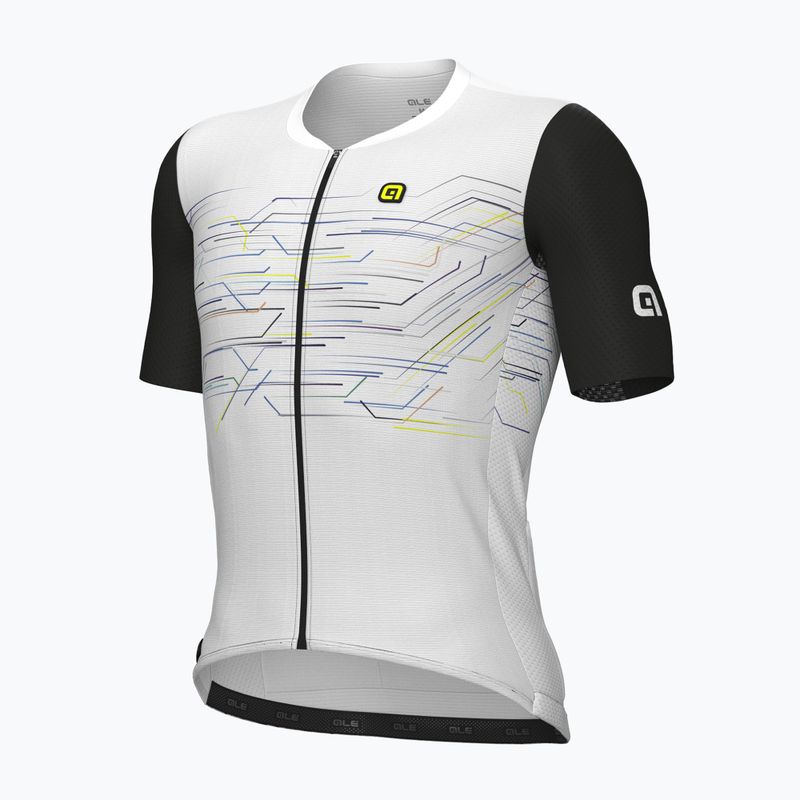 Pánsky cyklistický dres Alé Megabyte white