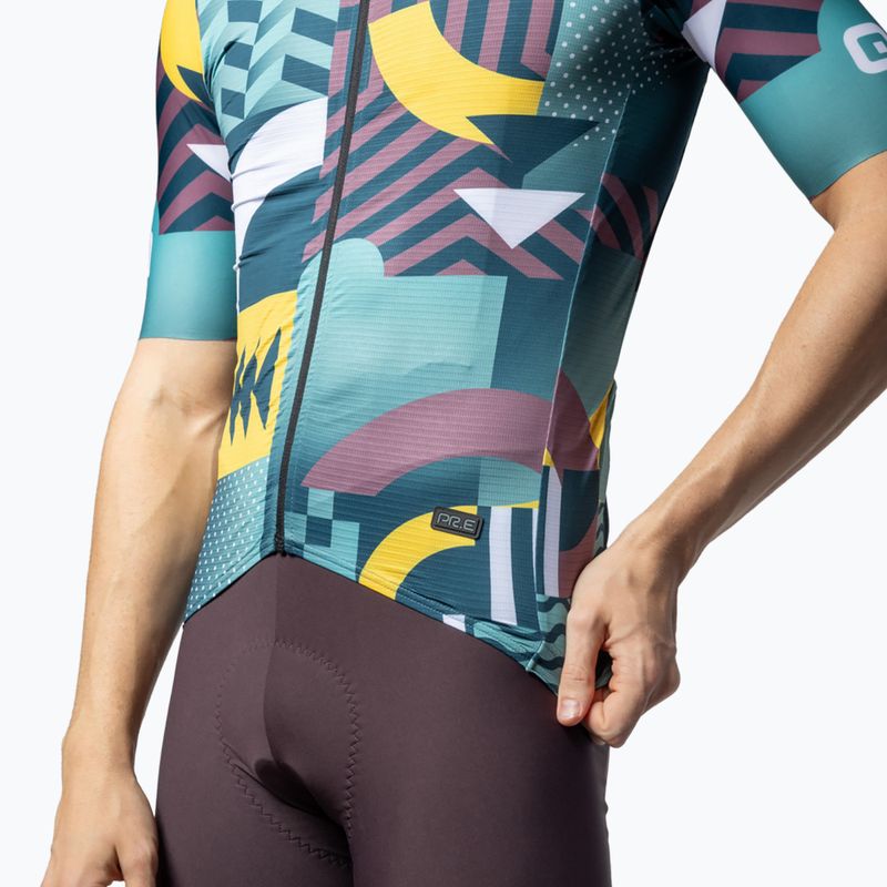 Pánsky cyklistický dres Alé Games cocoa brown 5