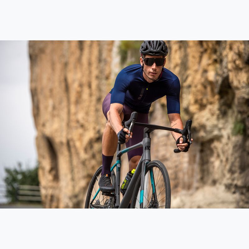 Pánsky cyklistický dres Alé Color Block navy blue 11