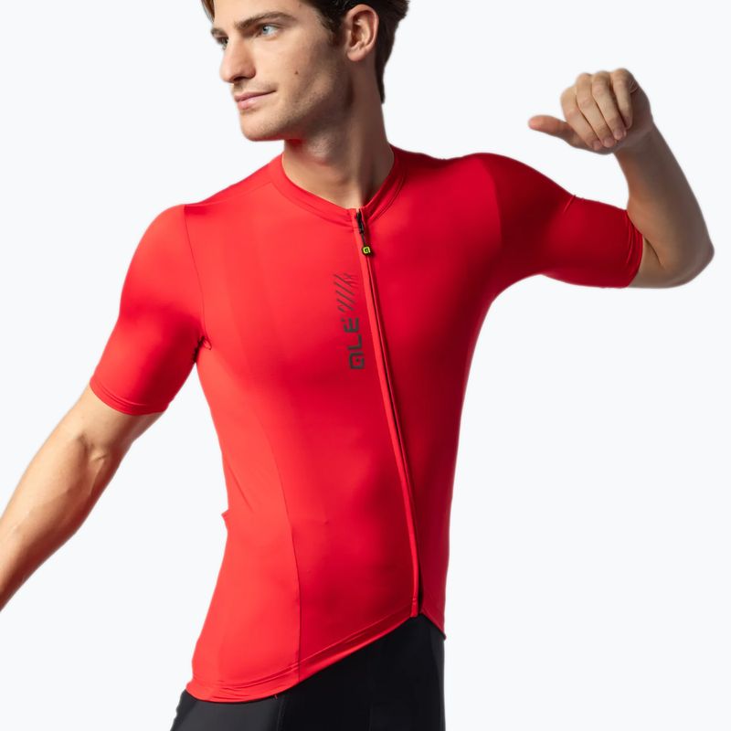 Pánsky cyklistický dres Alé Color Block red 3