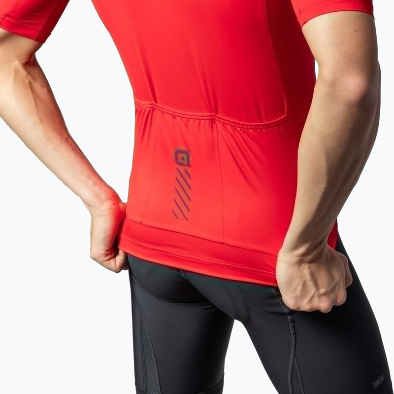 Pánsky cyklistický dres Alé Color Block red 5