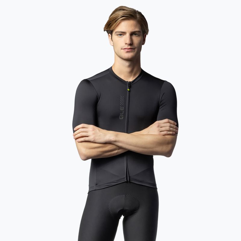 Pánsky cyklistický dres Alé Color Block black