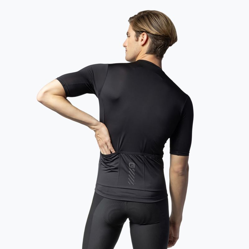 Pánsky cyklistický dres Alé Color Block black 2