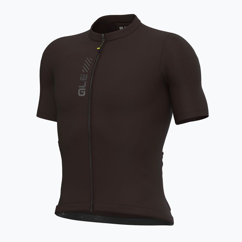 Pánsky cyklistický dres Alé Color Block Off Road cocoa brown 7