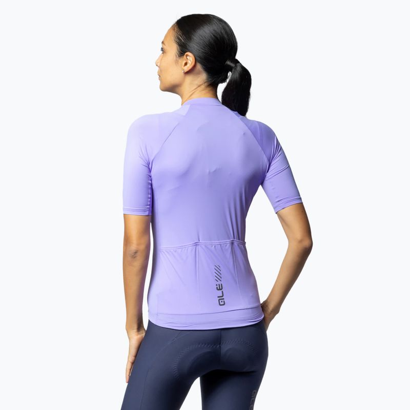 Dámsky cyklistický dres Alé Color Block lilac 2