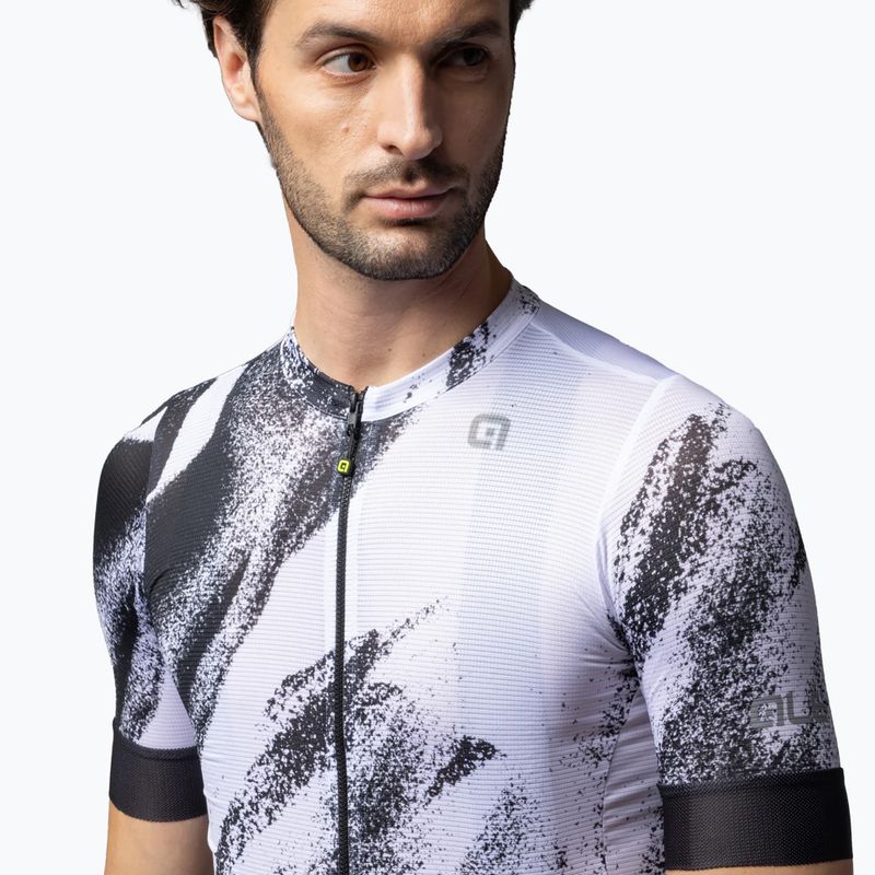 Pánsky cyklistický dres Alé Trace white 3