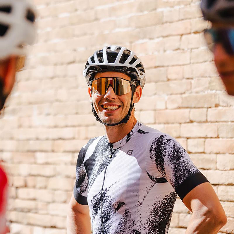Pánsky cyklistický dres Alé Trace white 6