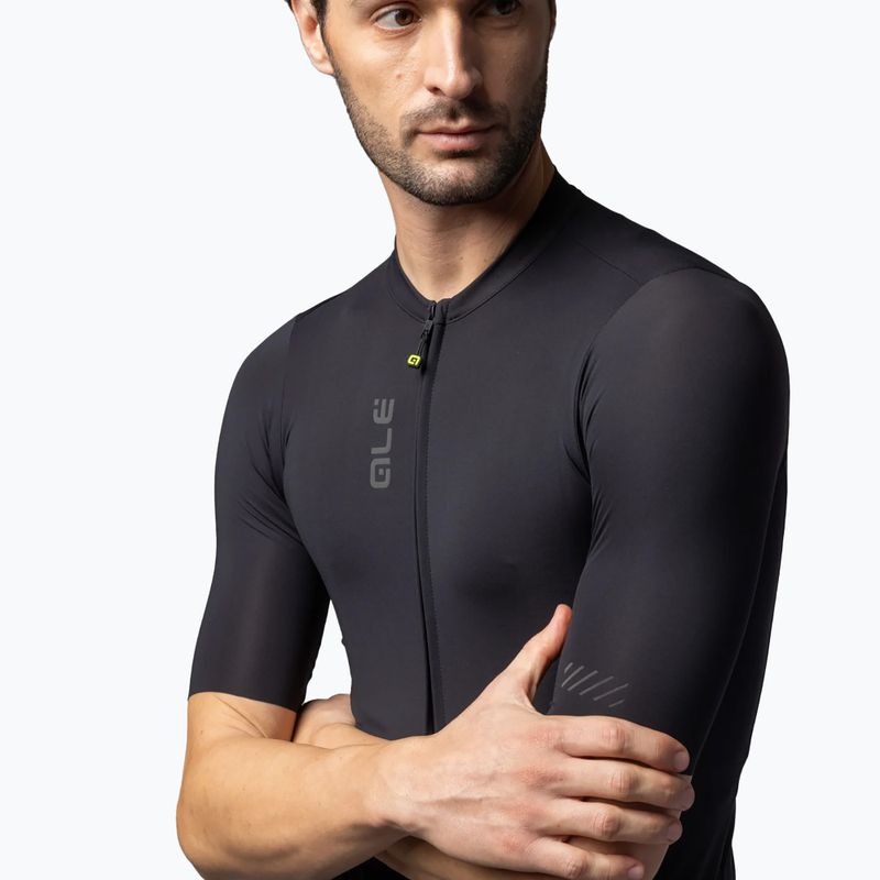 Pánsky cyklistický dres Alé Color Block black 4