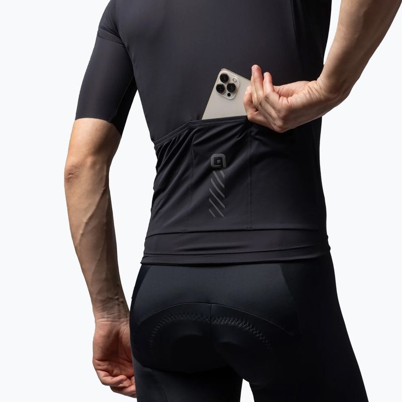 Pánsky cyklistický dres Alé Color Block black 5