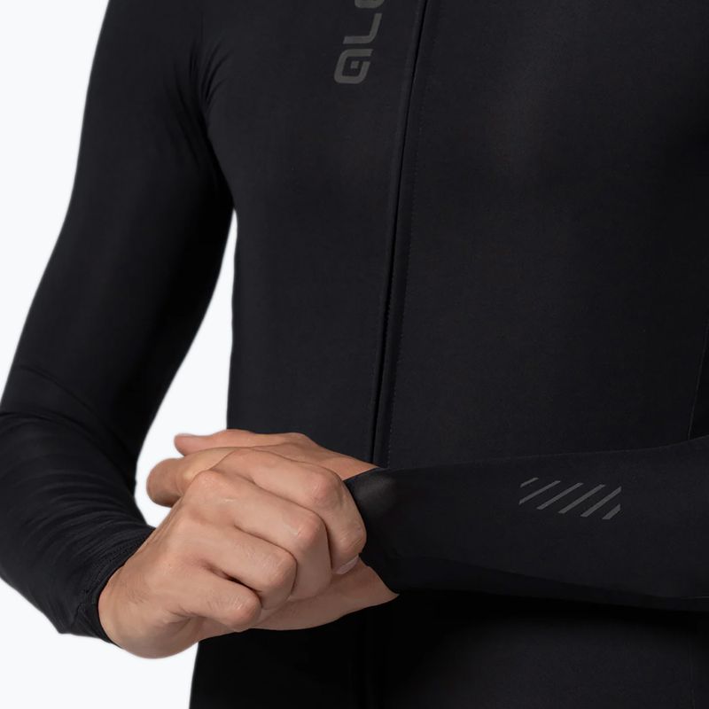 Pánske cyklistické tričko longsleeve Alé Color Block black 3