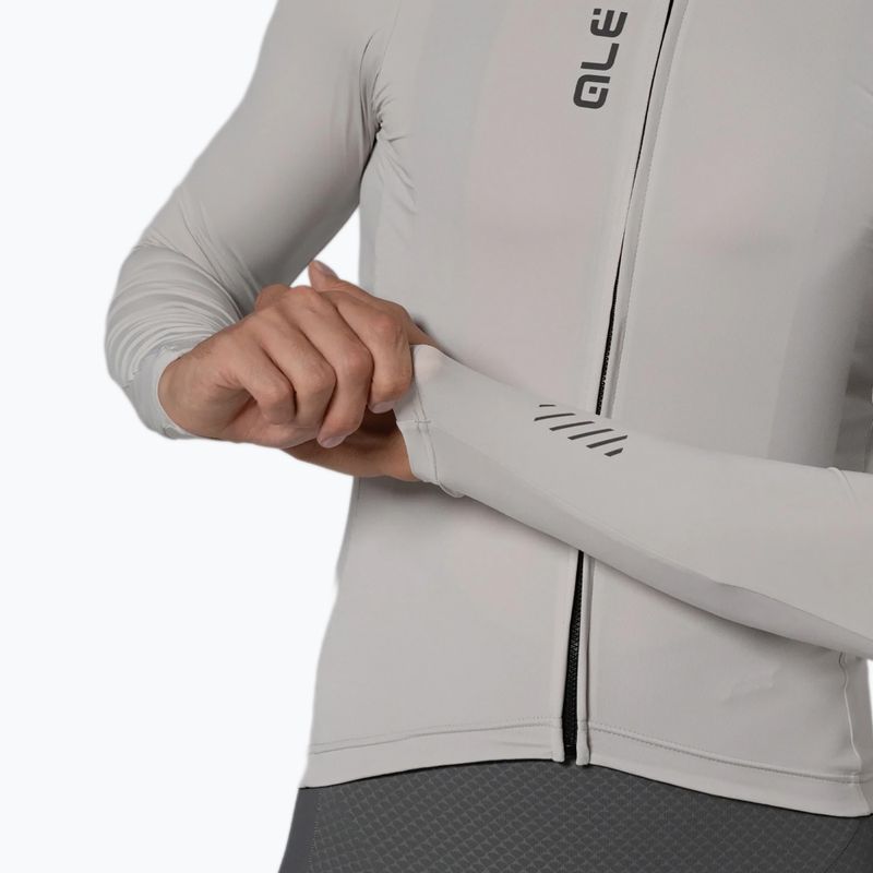 Pánske cyklistické tričko longsleeve Alé Color Block stone 4