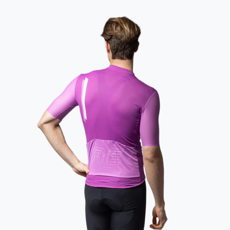 Pánsky cyklistický dres Alé Follow Me cyclamen 2