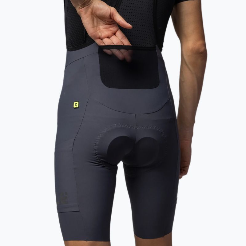 Pánske cyklistické šortky Alé Gravel Pro Bibshorts titanium 5