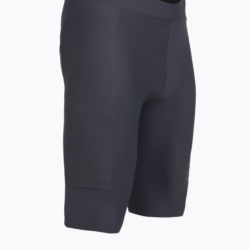 Pánske cyklistické šortky Alé Gravel Pro Bibshorts titanium 9