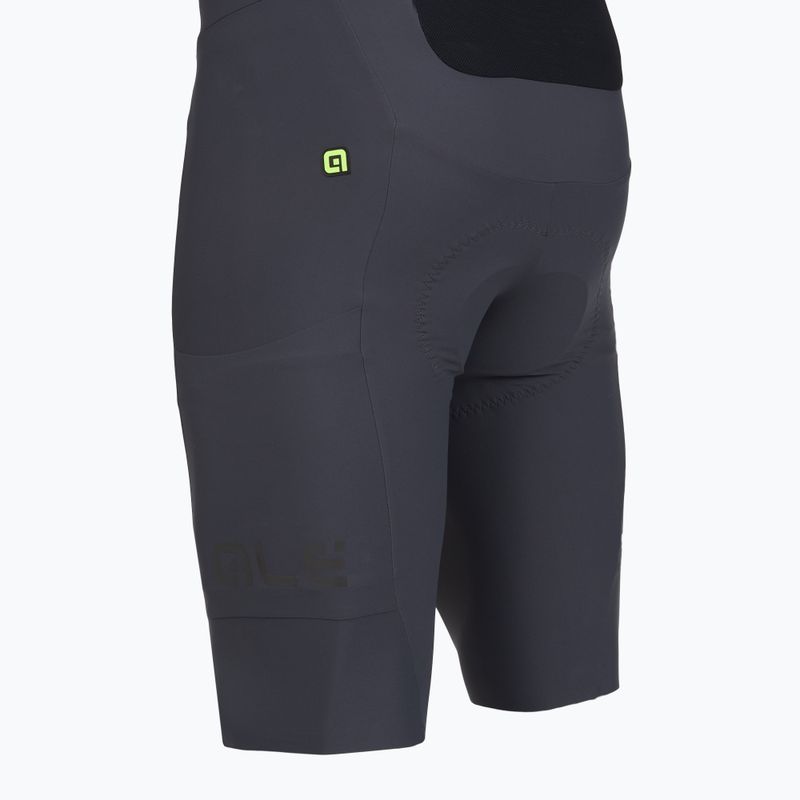 Pánske cyklistické šortky Alé Gravel Pro Bibshorts titanium 10