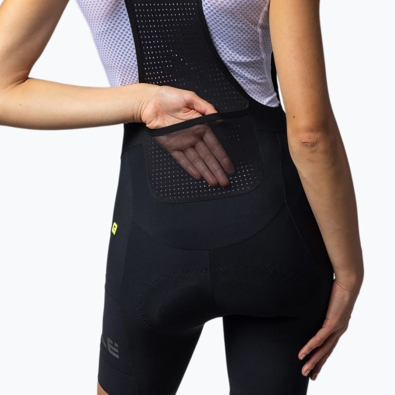 Dámske cyklistické šortky Alé Gravel Pro Bibshorts black 6