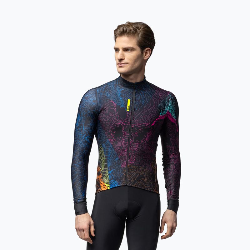 Pánska cyklistická mikina Alé Zanzibar Jersey multicolore/multicolor