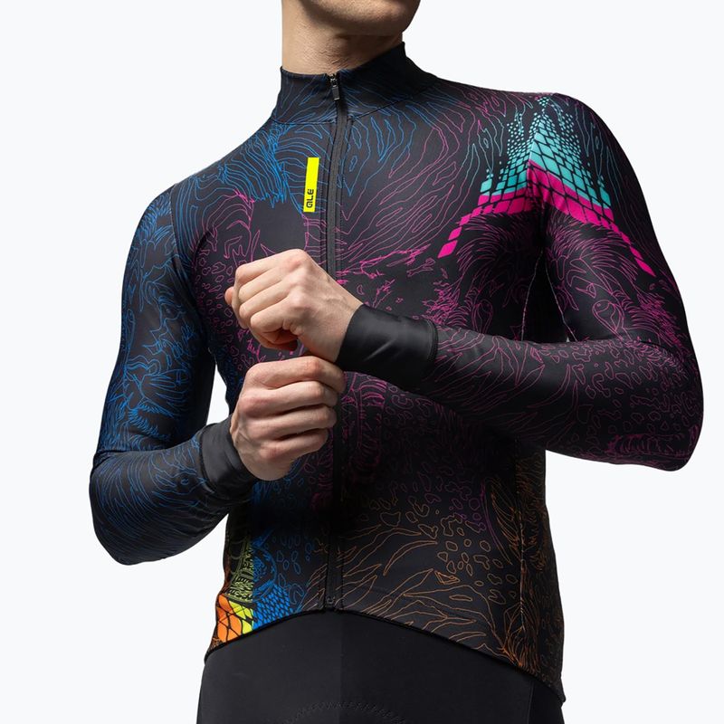 Pánska cyklistická mikina Alé Zanzibar Jersey multicolore/multicolor 4