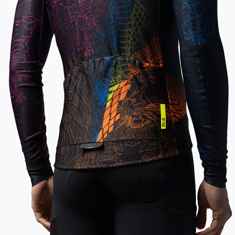 Pánska cyklistická mikina Alé Zanzibar Jersey multicolore/multicolor 6