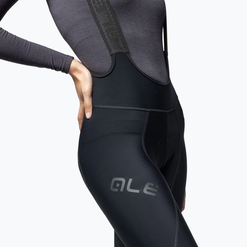 Dámske cyklistické nohavice Alé Winter Bibtights nero/black 5