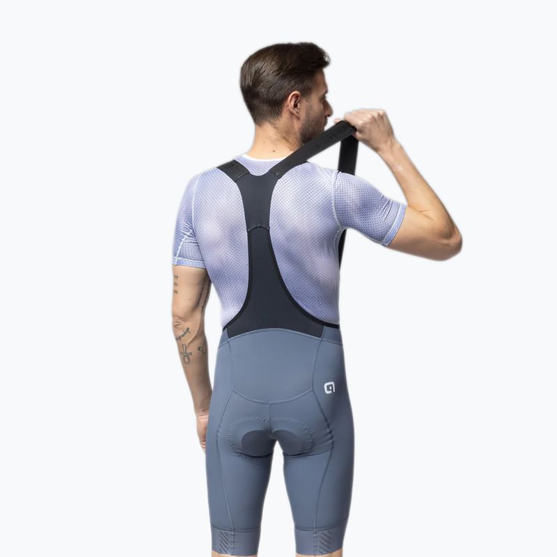 Pánske cyklistické šortky Alé Magic Colour Bibshorts steel 2